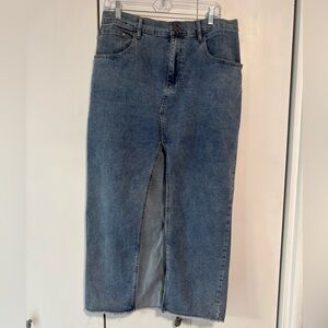 Sincerely Jules Denim Jean Maxi Skirt